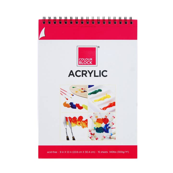 COLOUR BLOCK Acrylic Pad - 15 sheets for wholesale by COLOUR BLOCK