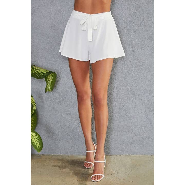SOLID CREPE FLOWY DRESSY SHORT TIE BELT (MY1779) for wholesale by VENTI6