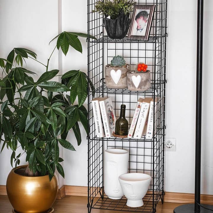 WDMT - Wholesale Free Standing Shelf - Metallschrank 5 Lagen von Naturn Living