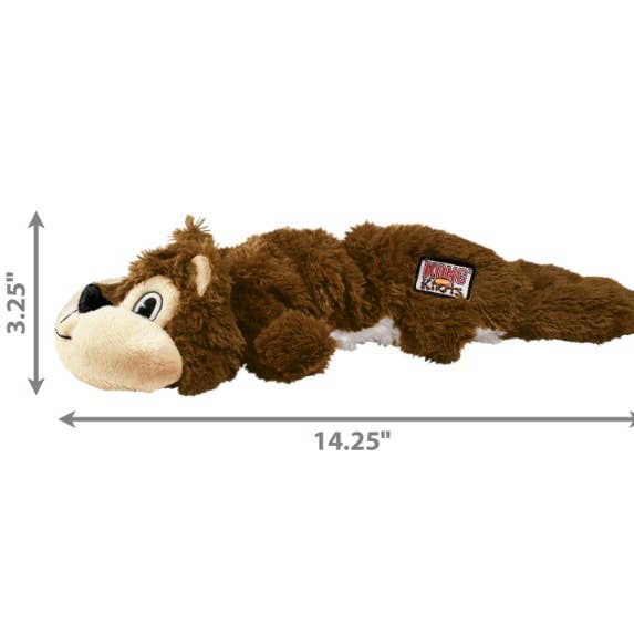Pet Palette Distribution - Wholesale Pet Plush Toy - Dog - KONG® Scrunch Knots Squirrel Dog Rope Toy Medium/Large