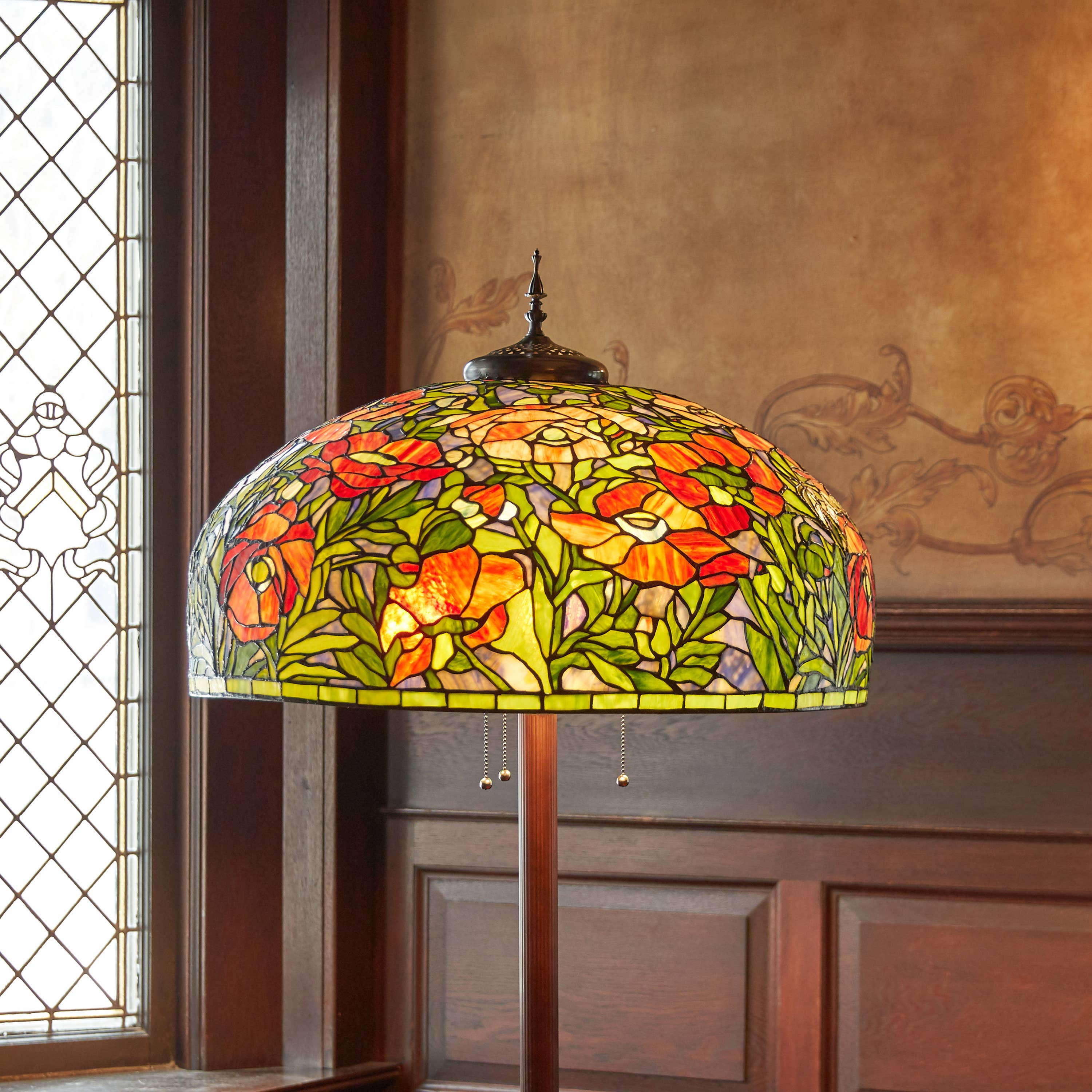 River of Goods - Wholesale Floor Lamp - 69"H Amaya Tiffany-Style Stained Glass Floor Lamp0