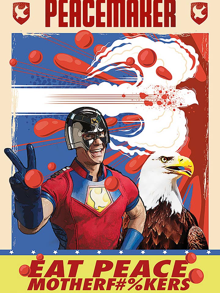 Peacemaker Poster Peacemaker & Eagly - Eat Peace 91,5 x 61 für den Großhandel von Close Up GmbH