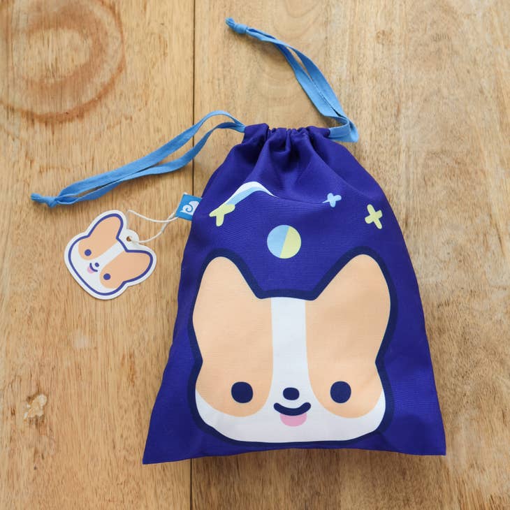 Thousand Skies - Wholesale Pouch - Women's - Drawstring Pouch Bag - Corgi Starlight