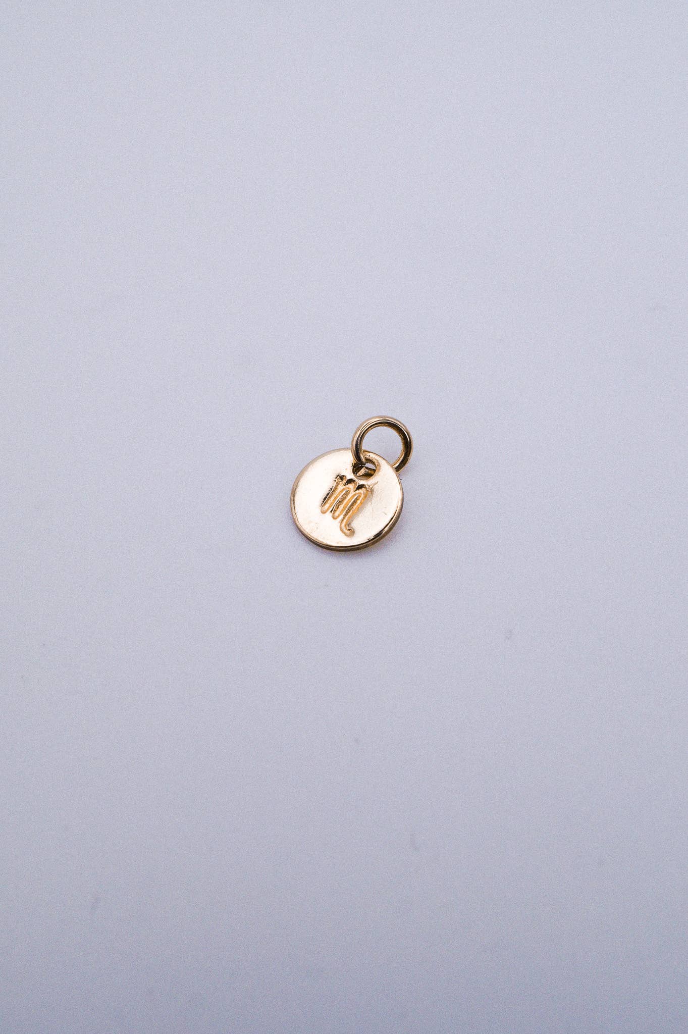 Hannah Naomi - Wholesale Individual Charm/Pendant - Tiny Zodiac Circle Charm, SOLID 14K Gold7