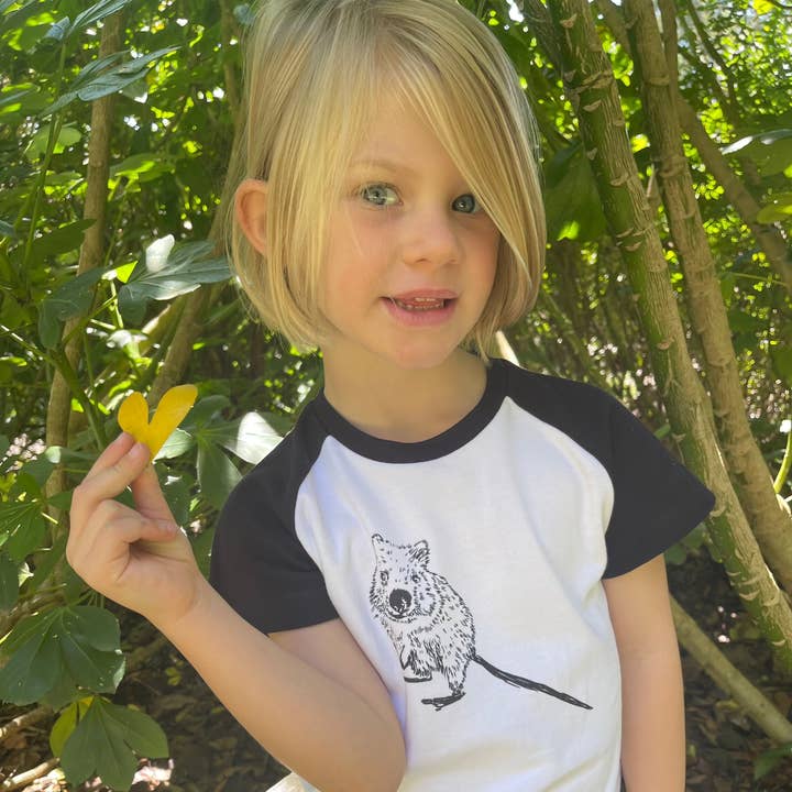 Quokka Kids Raglan T shirt for wholesale by High Tees