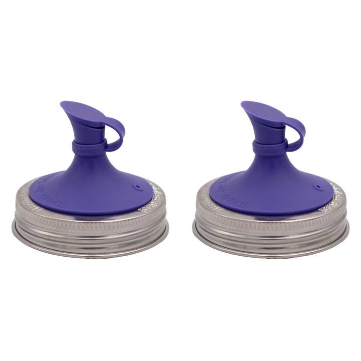 Mason Jar Lifestyle - Wholesale Oil/Vinegar Dispenser - Silicone Oil Cruet Pour Lid for Mason Jars6