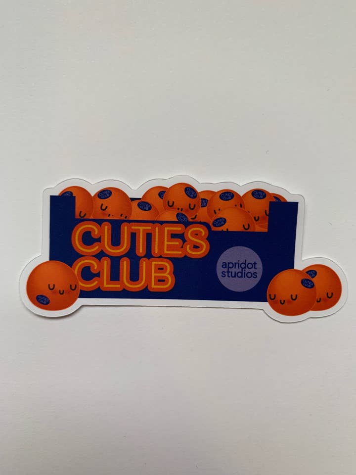 Cuties Club Aufkleber für den Großhandel von Apridot Studios