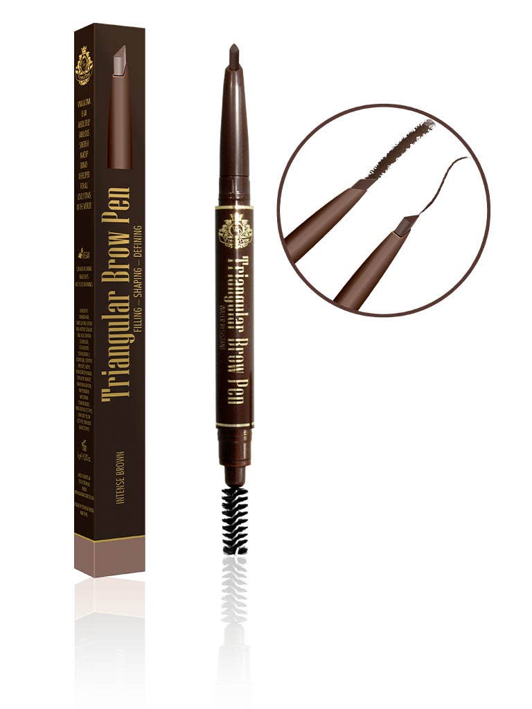 TRENDING CORPORATE - Wholesale Eyebrow Pencil/Filler - Long Live the Diva Triangular Brow Pen Intense Brown_GP1-420