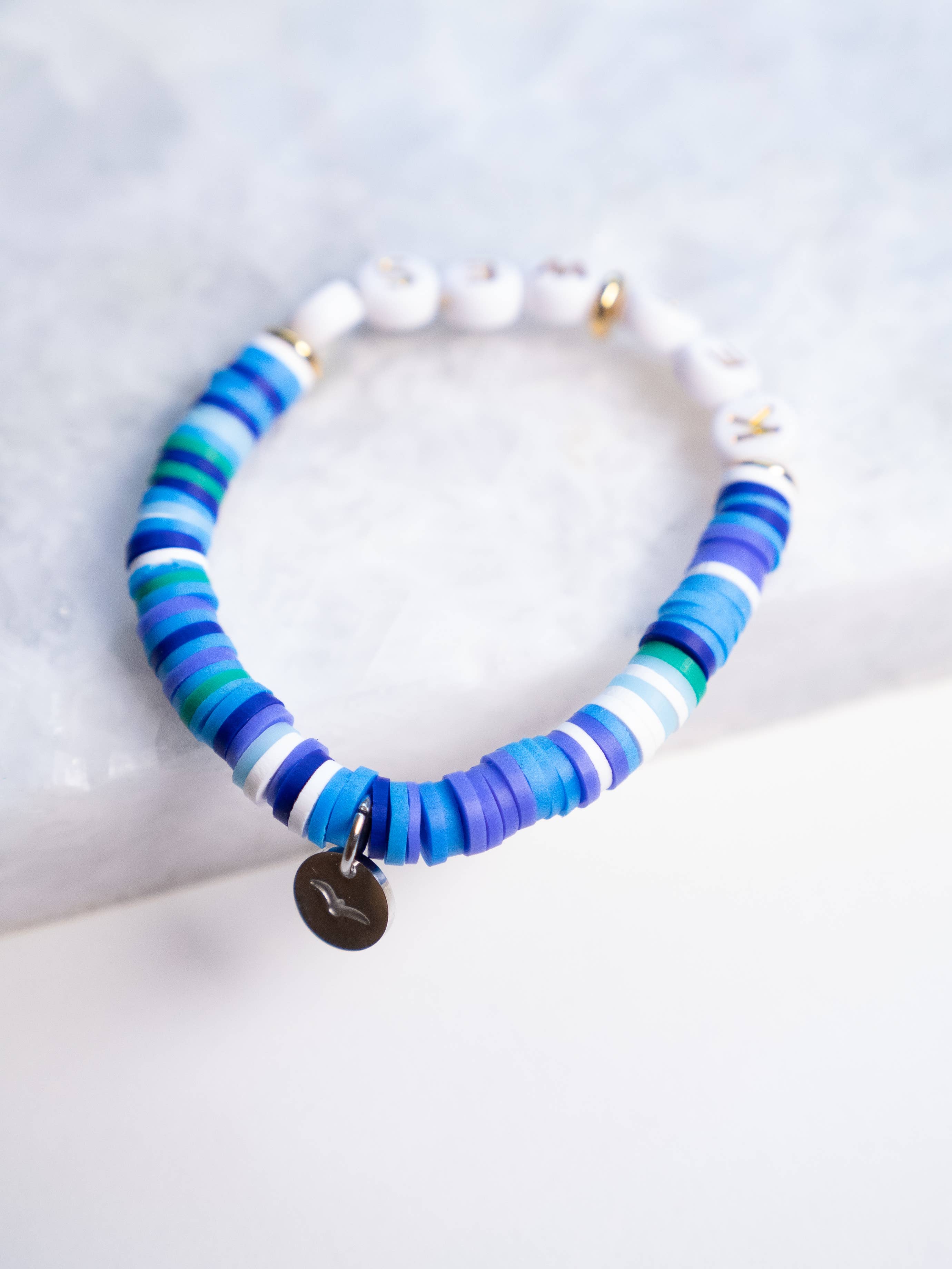 Haven - Wholesale Beaded Bracelet - Kids - Customizable Letter Bracelet - Polymer Clay - Kid Size0