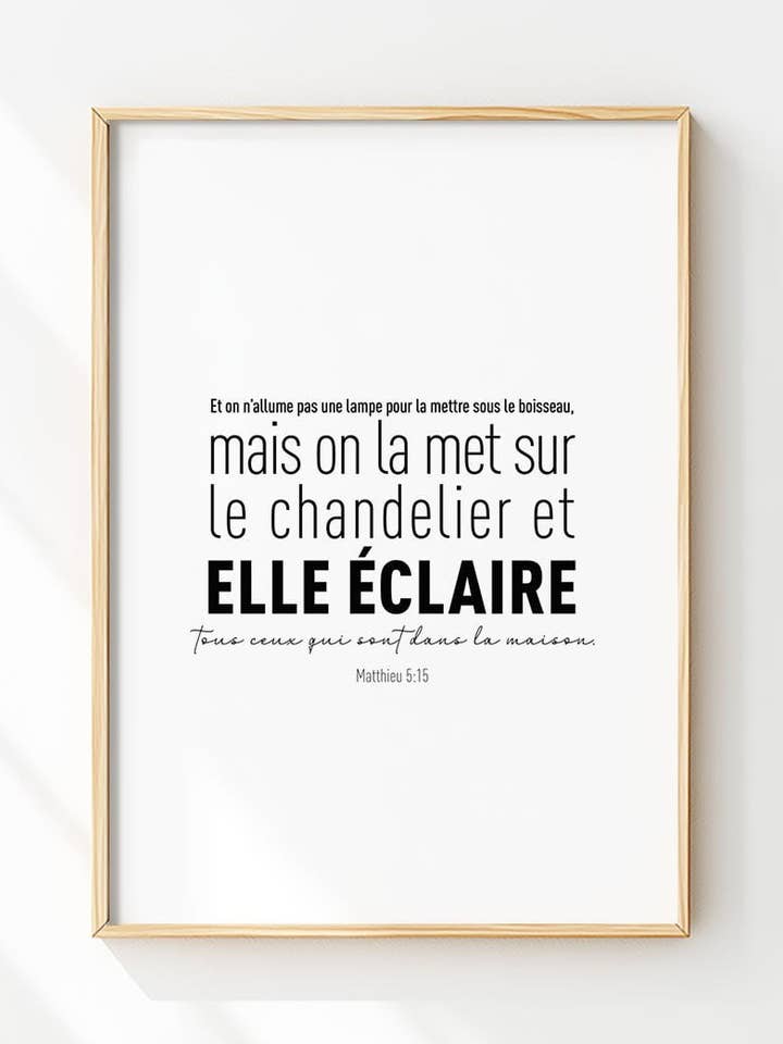 Matthew 5:15 - Spiritual Display for wholesale by MokaMouse