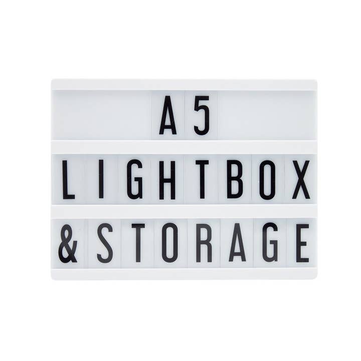 Locomocean - Wholesale Sign - A5 Small Black Lightbox