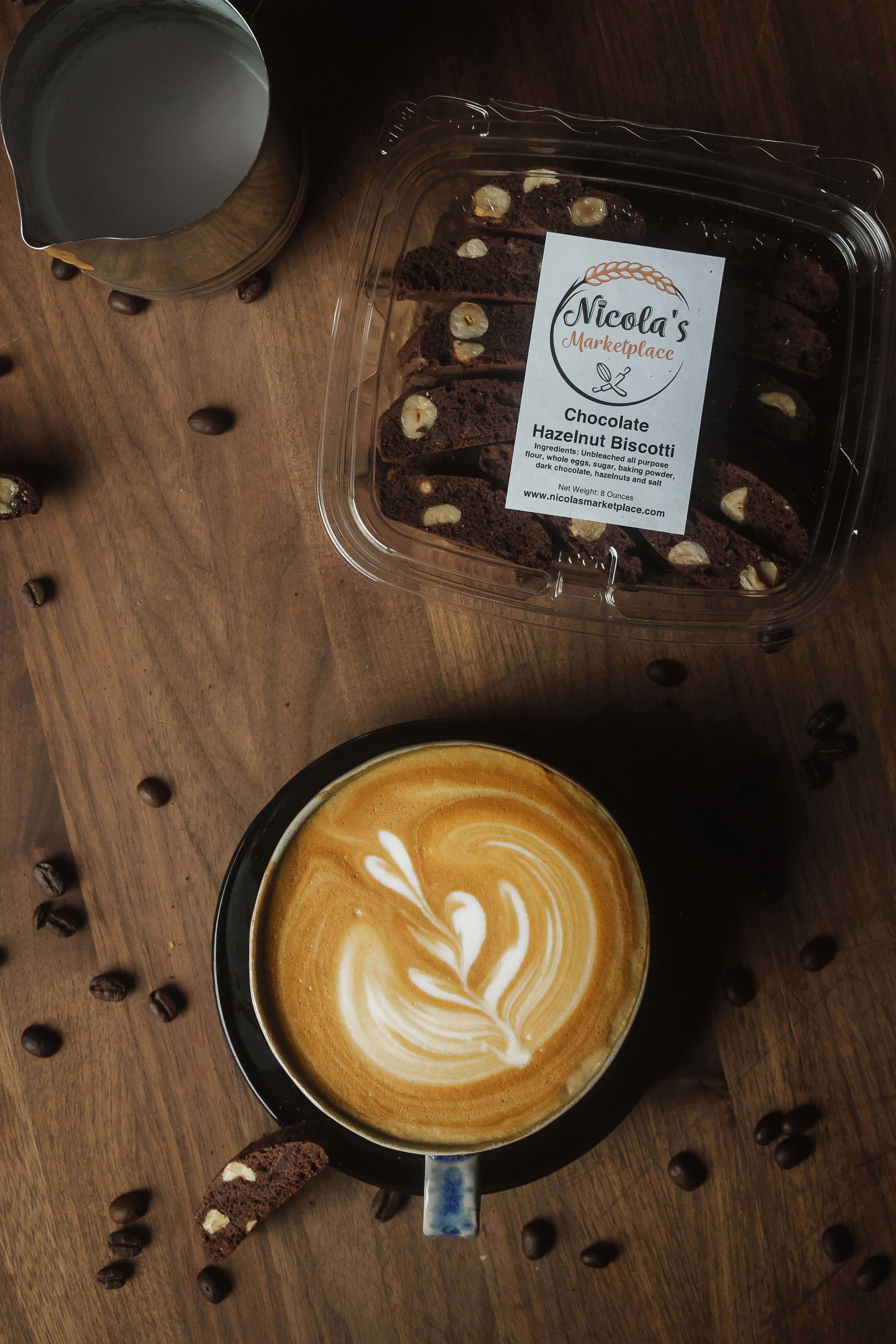 Nicola's Marketplace - Wholesale Cookie - Chocolate Hazelnut Biscotti2