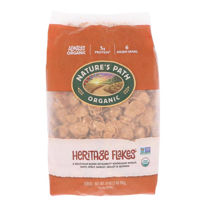 Nature's Path Organic Heritage Flakes Cereal, 6-Pack, 32 Oz for wholesale by Everyday Supply Co