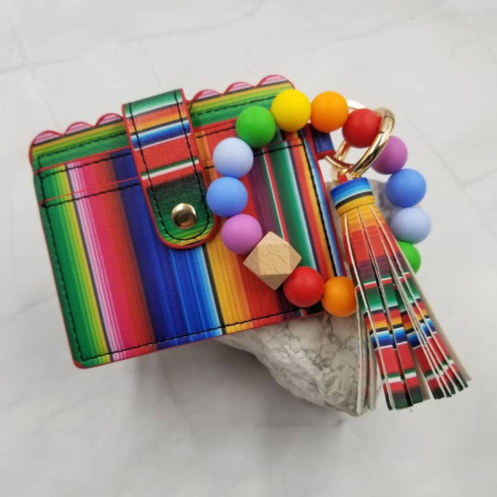 The Pretty Jewellery - Wholesale Keychain Bracelet - Card Holder And Key Chain Silicone Bead Bracelet