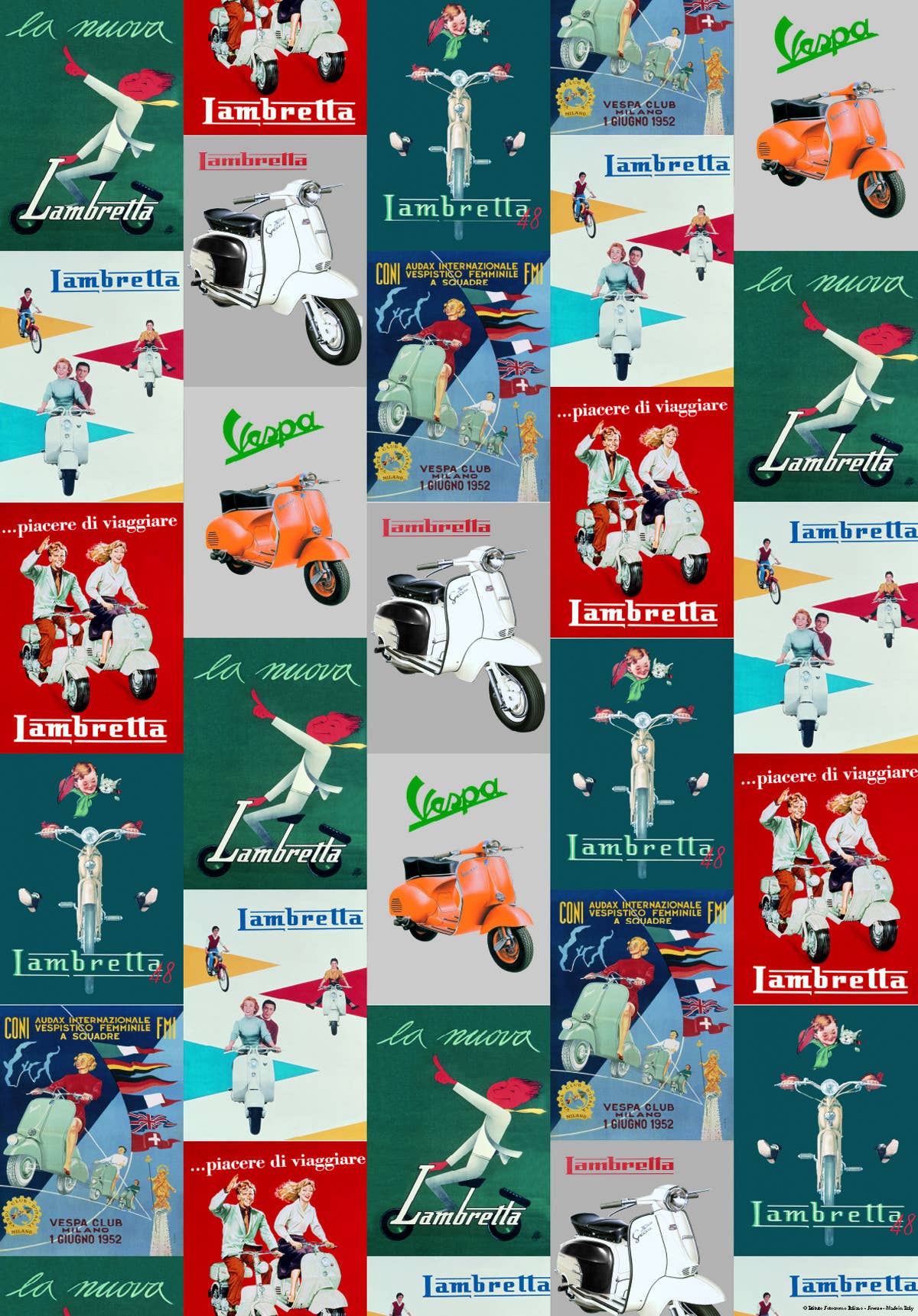 San Lorenzo Design - Wholesale Poster - Vintage Art Posters, Instituto Fotochromo Italiano, Classic4