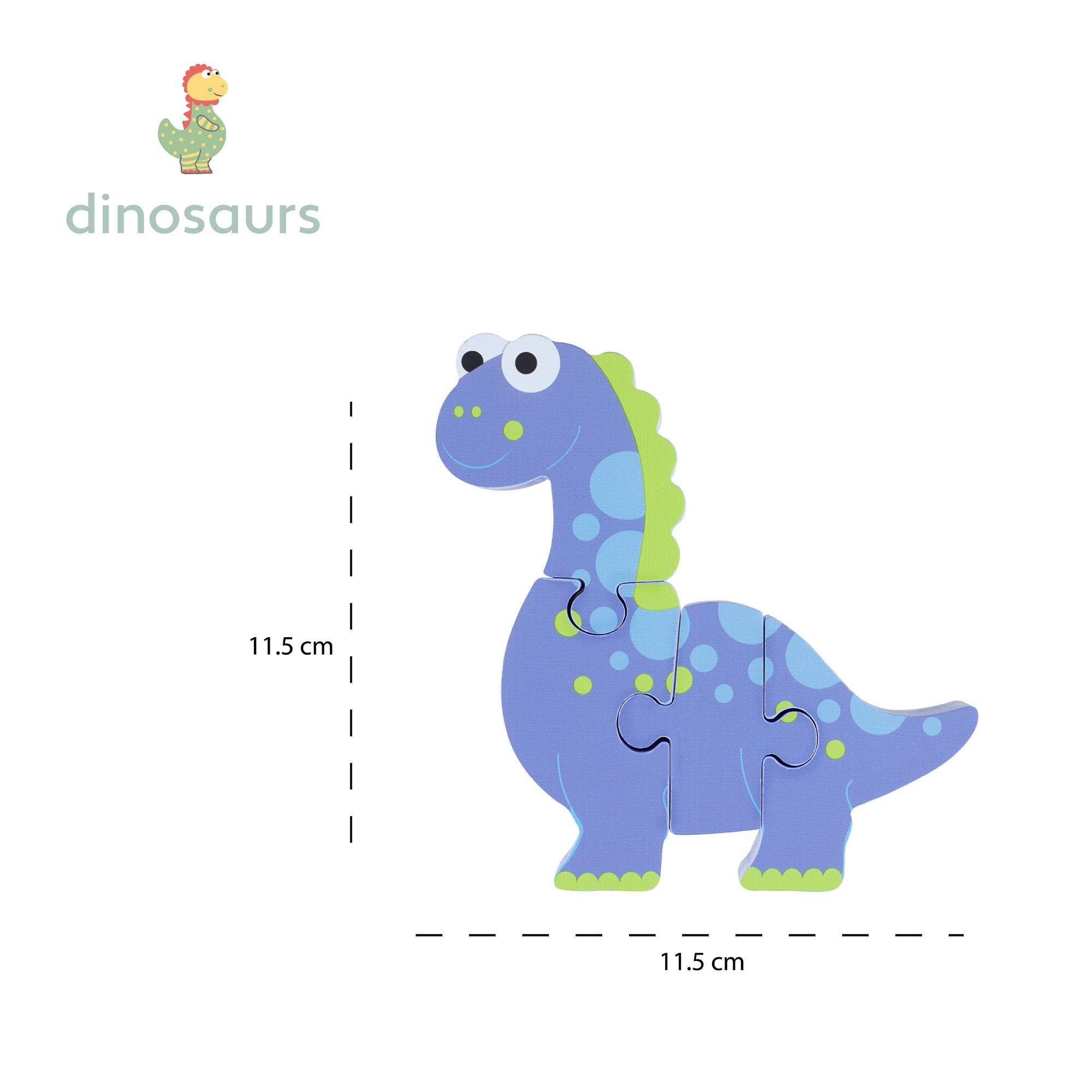 Orange Tree Toys – wholesale Puzzle – Child – Diplodocus Wooden Puzzle4