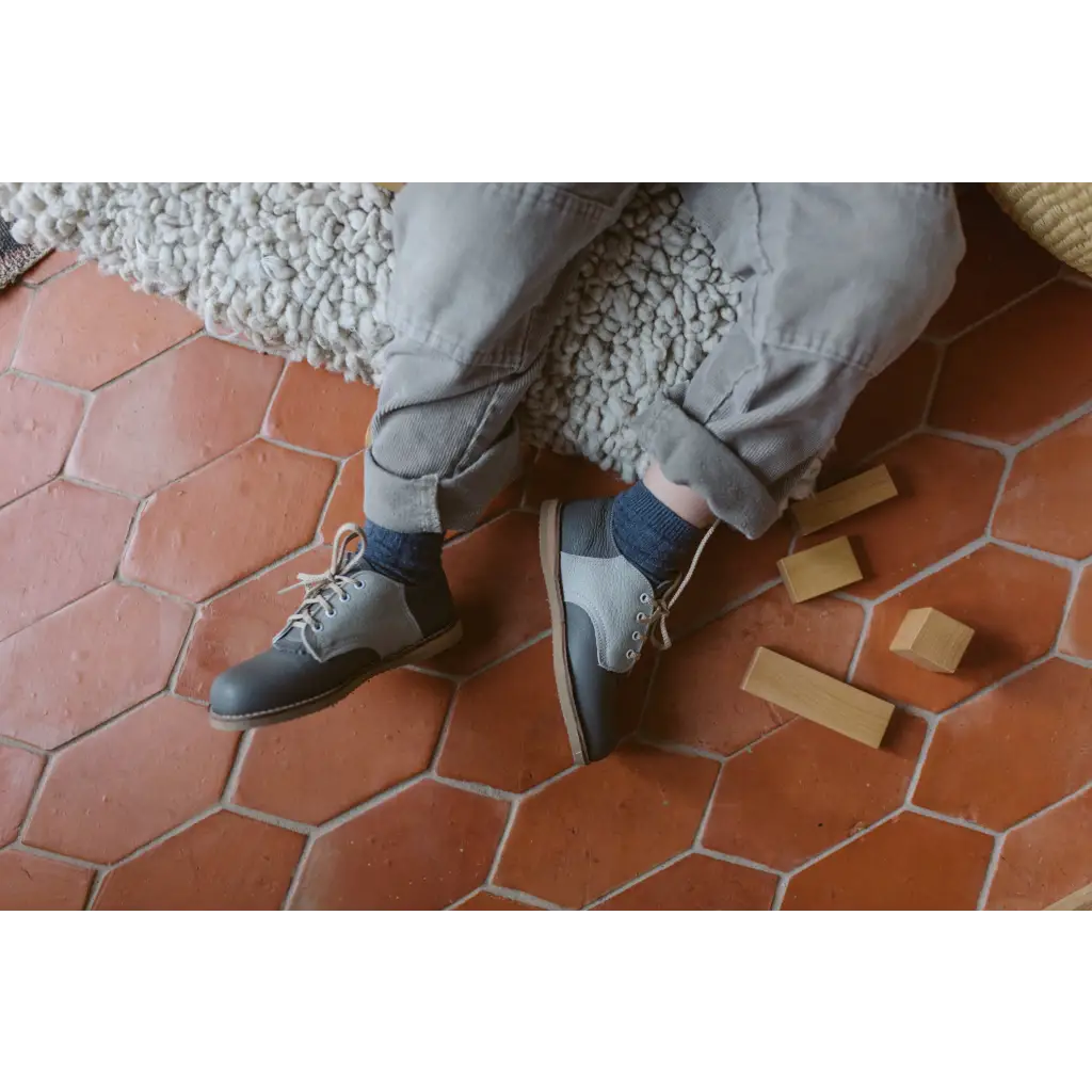 Zimmerman Shoes - Wholesale Lifestyle Sneakers - Kids - Artie Saddle - Dark Grey/Dove Grey13