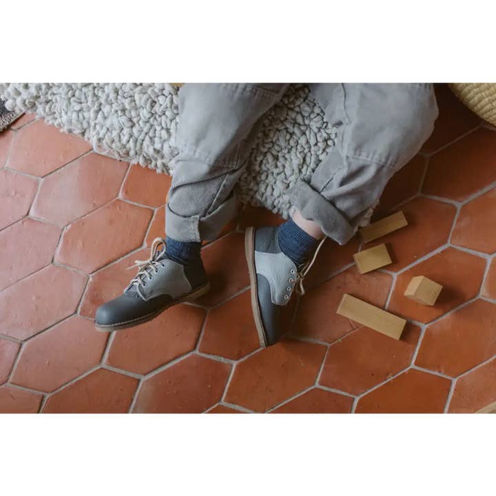 Zimmerman Shoes - Wholesale Lifestyle Sneakers - Kids - Artie Saddle - Dark Grey/Dove Grey13