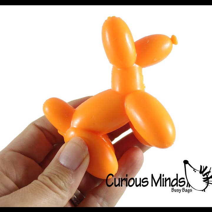 Curious Minds Toys - Wholesale Fidget toy – Kids - 1 Mini Balloon Dog Doh Filled Stress Ball - Cute Squishy Sen10