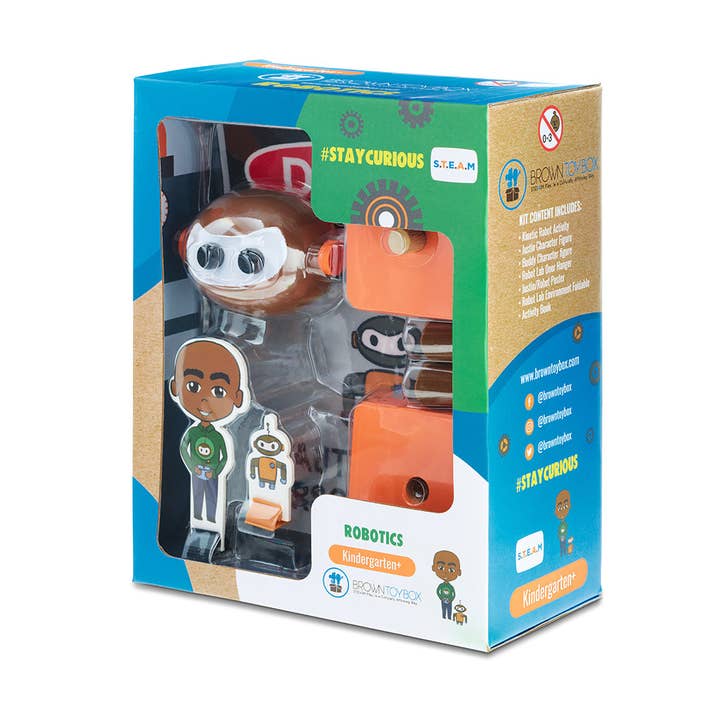 Brown Toy Box - Wholesale Toy Set - Kids - Robotics STEAM Kit