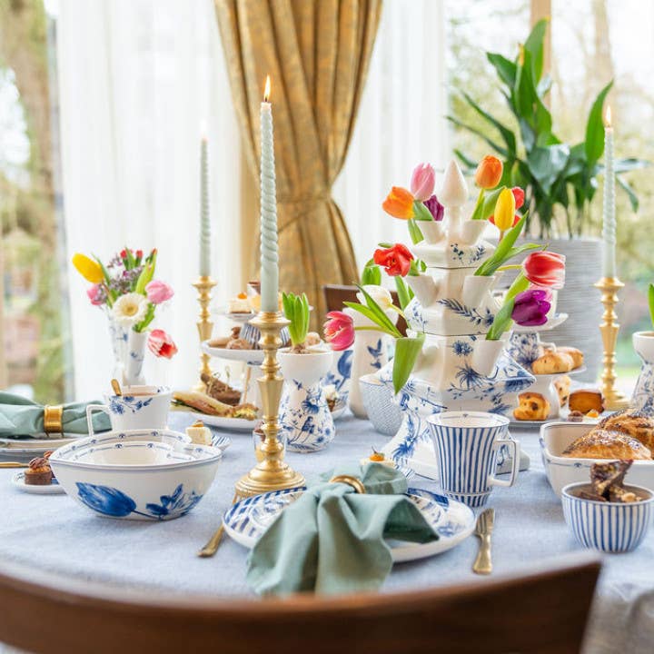 Heinen Delfts Blauw - Wholesale Vase - Tulip vase 3-piece Monkeys2