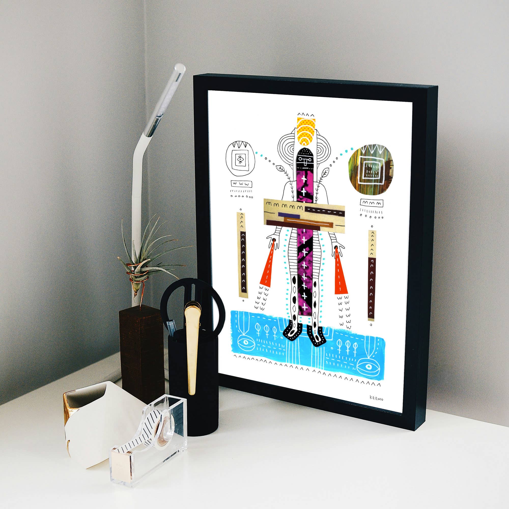 Keemo Gallery - Wholesale Art Print - Modern Abstract Art Print Wall Colorful Decor Gift Unique6