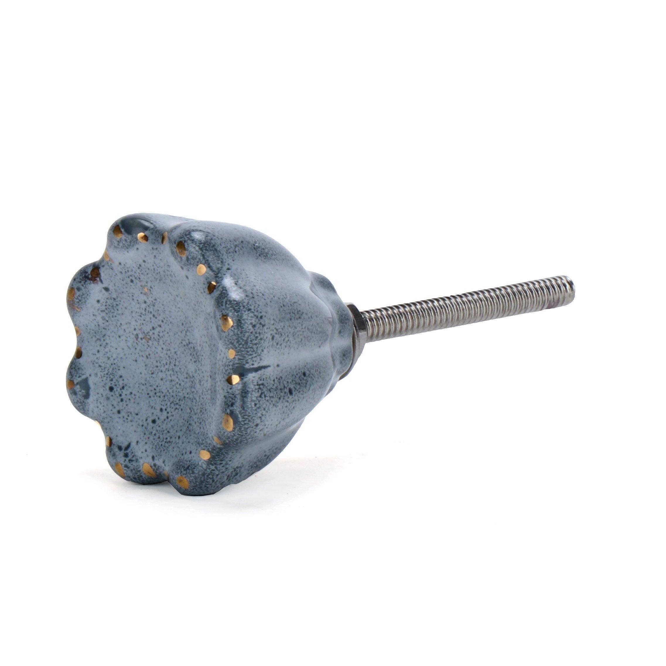 Perilla Home - Wholesale Knob/pull - Begonia Ceramic Knob ( Set of 6 )3