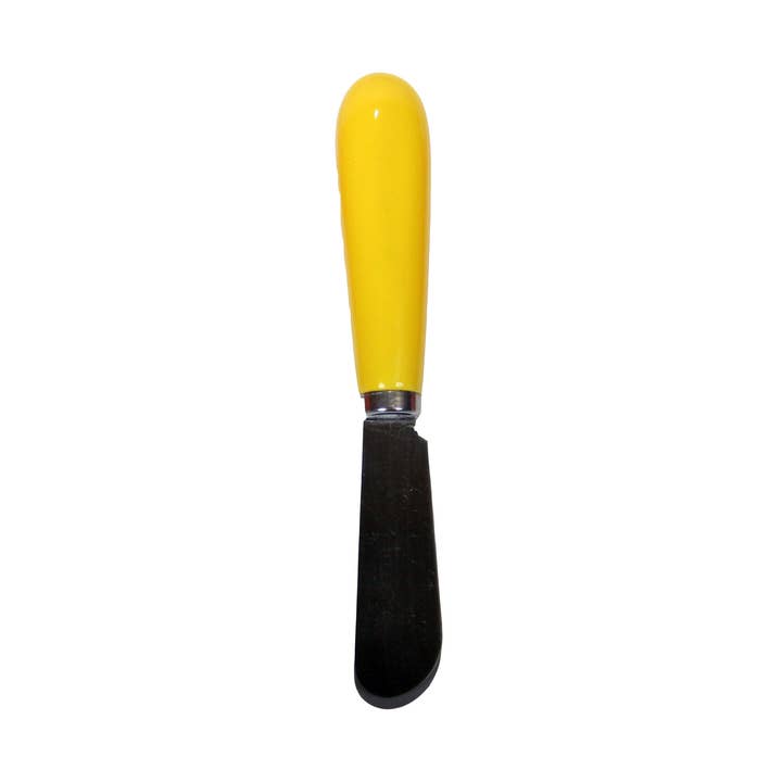 Ceramic Spreader Knife - Yellow for wholesale by Out of the Woods of Oregon