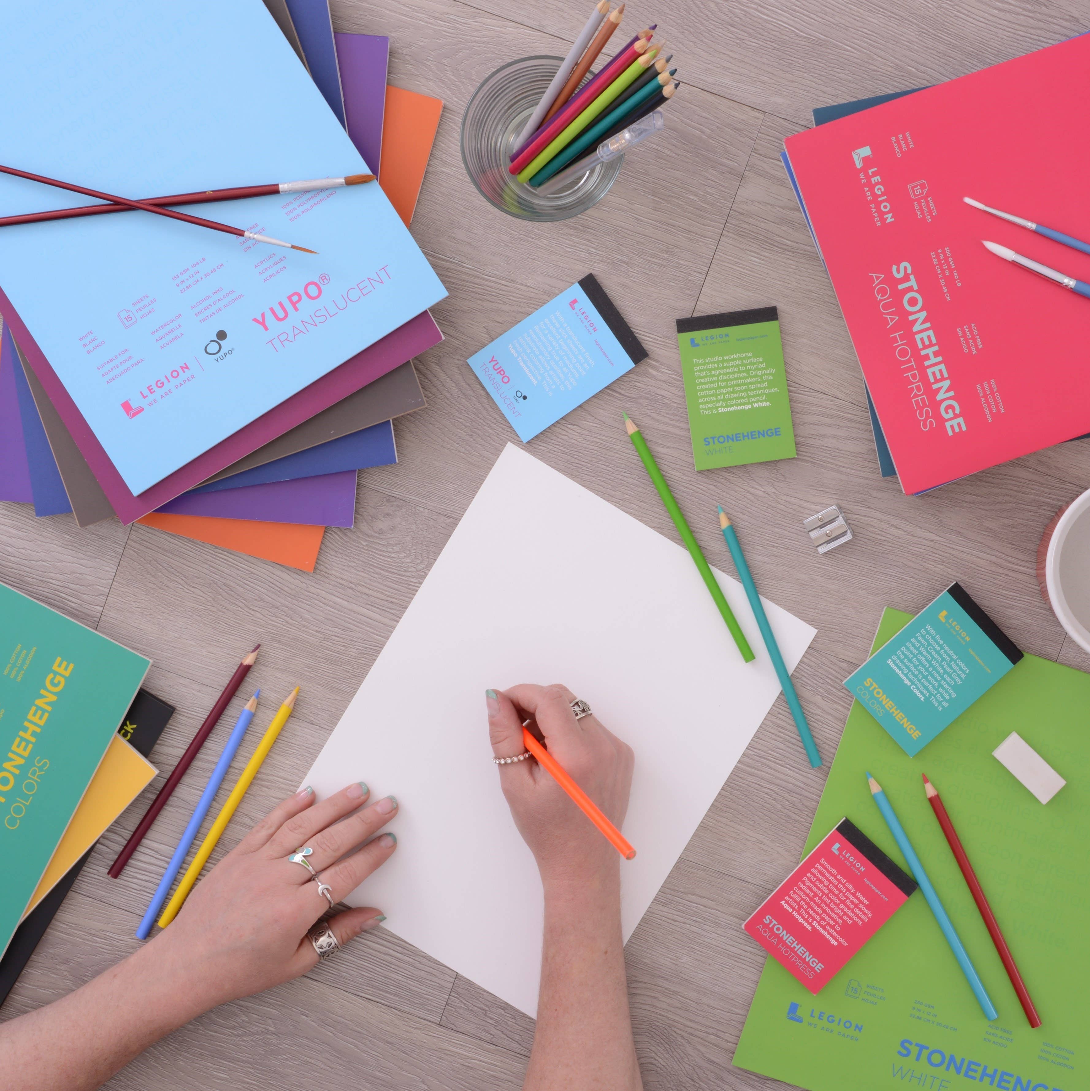 Legion Paper - Wholesale Sketchbook/Sketchpad - Legion Mini Paper Pad Full (15 Pads) - Mixed Media
5