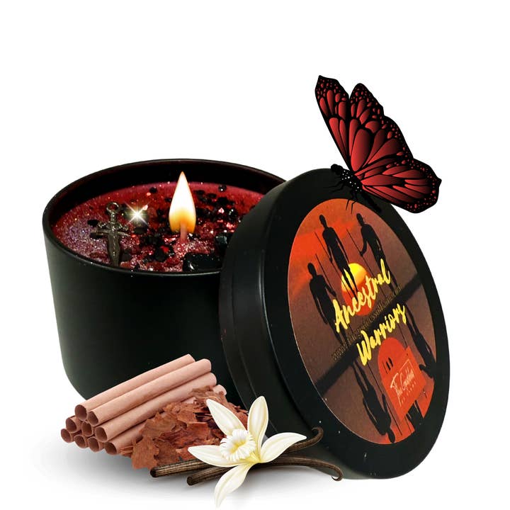 The Goddess of Flame - Wholesale Jar/Filled Candle - Ancestral Warriors Conjuring Candle0