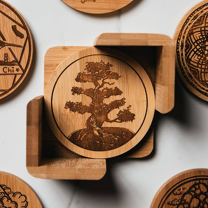 Supporto sottobicchiere per la vendita all'ingrosso da parte di Dom Chi Designs