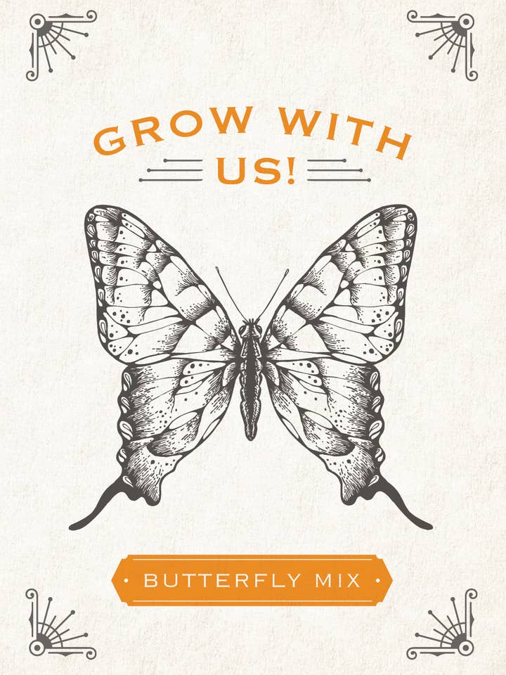 Grow With Us - Butterfly for wholesale by Bentley Seed Co.
