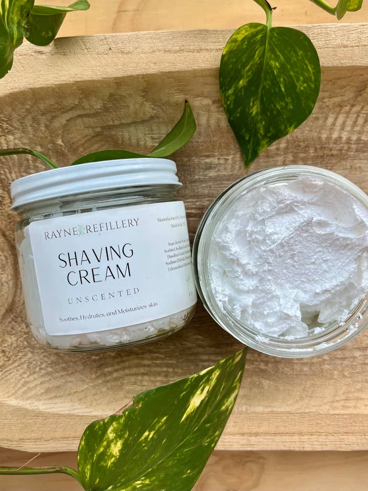 Whipped Shaving Cream - Natural Smooth Glide for All Skin Types for wholesale by Rayne Refillery
