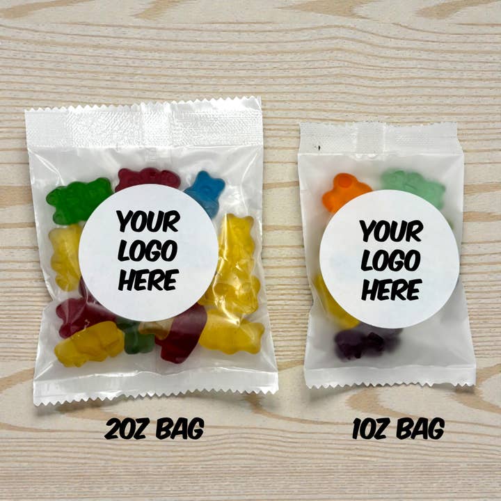 Sachets de friandises gélifiées personnalisés – (Cadeau personnalisé) pour la vente par Candy Supply Co