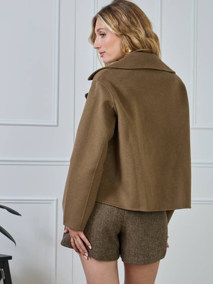 LULUMARY - Wholesale Coat - Women's - Peacoat V32621