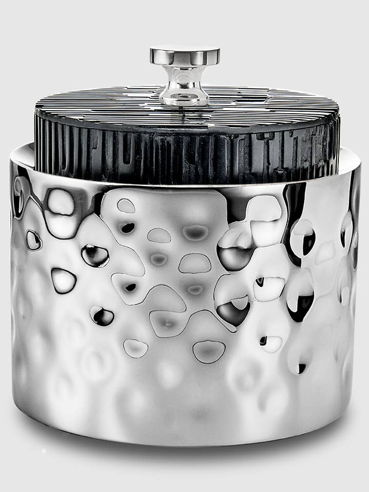 Tundra Ice Bucket w/ Black Resin for wholesale by Mary Jurek Design Inc