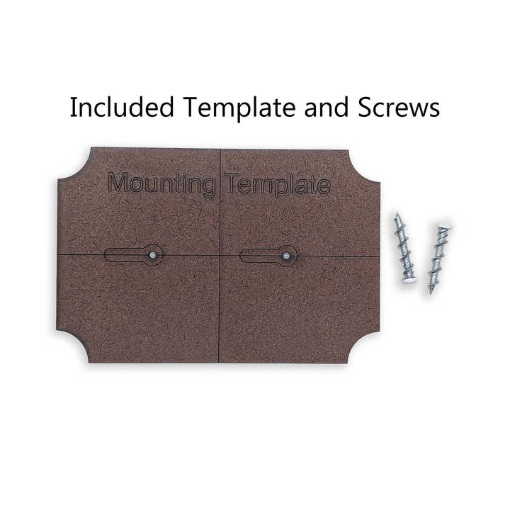 Wild Woodworker - Wholesale Plaque - 2:3 ratio blank wooden plaque (unfinished) Oak, Flush Mounted2