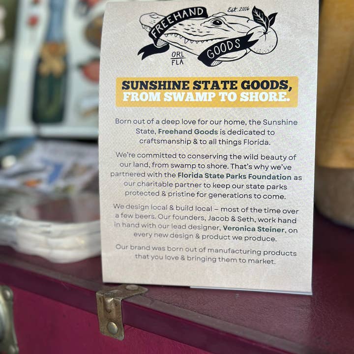 Freehand Goods - Wholesale Desk/Tabletop Sign - PoP Tabletop Sign4