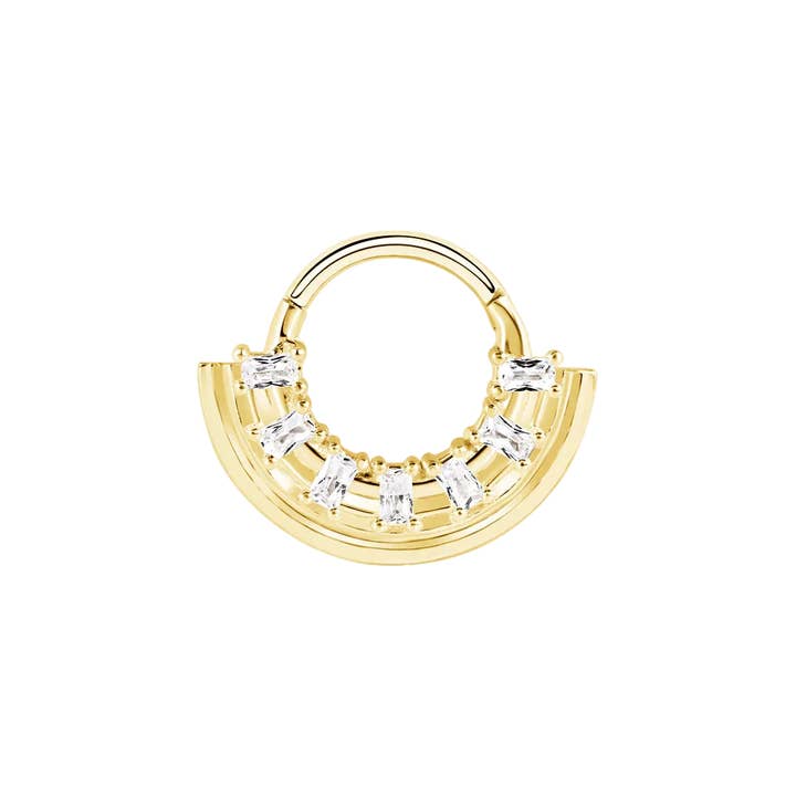 Egypt Aya Clicker – 14K & 18K Gold for wholesale by Piercing-zone