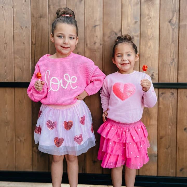 Sweet Wink - Wholesale Tutu - Kids - Sequin Heart Tutu - Girls Clothes5