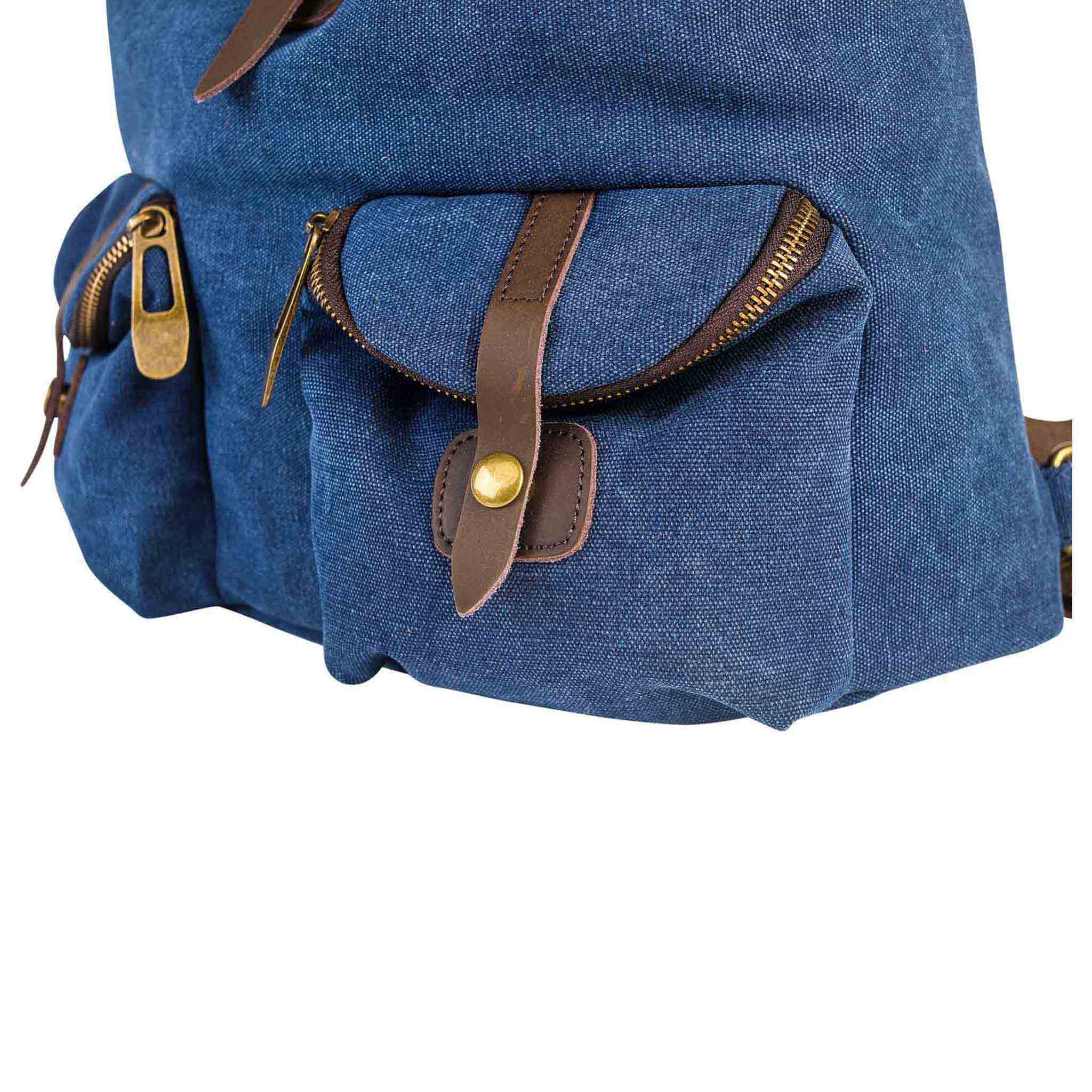 ZEDE PARIS - Wholesale Backpack - Women's - SAINT-PAUL - Canvas and leather backpack10