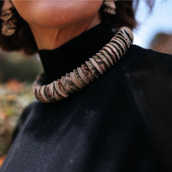 Mhodzi | Seeds of the soul - Wholesale Beaded/Pearl Necklace - Birdie Necklace Cardeal1