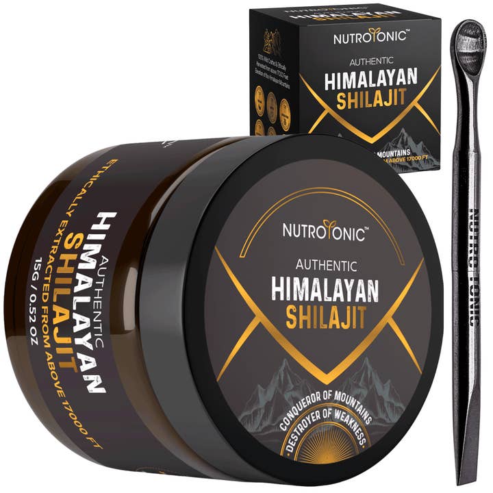 Authentic Himalayan Shilajit® 60 Days Sun Dried Organic Resin for wholesale by NutroTonic