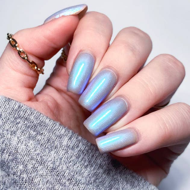 PI Colors - Wholesale Nail Polish - Cloud Rainbow.303 Blue Nail Polish3