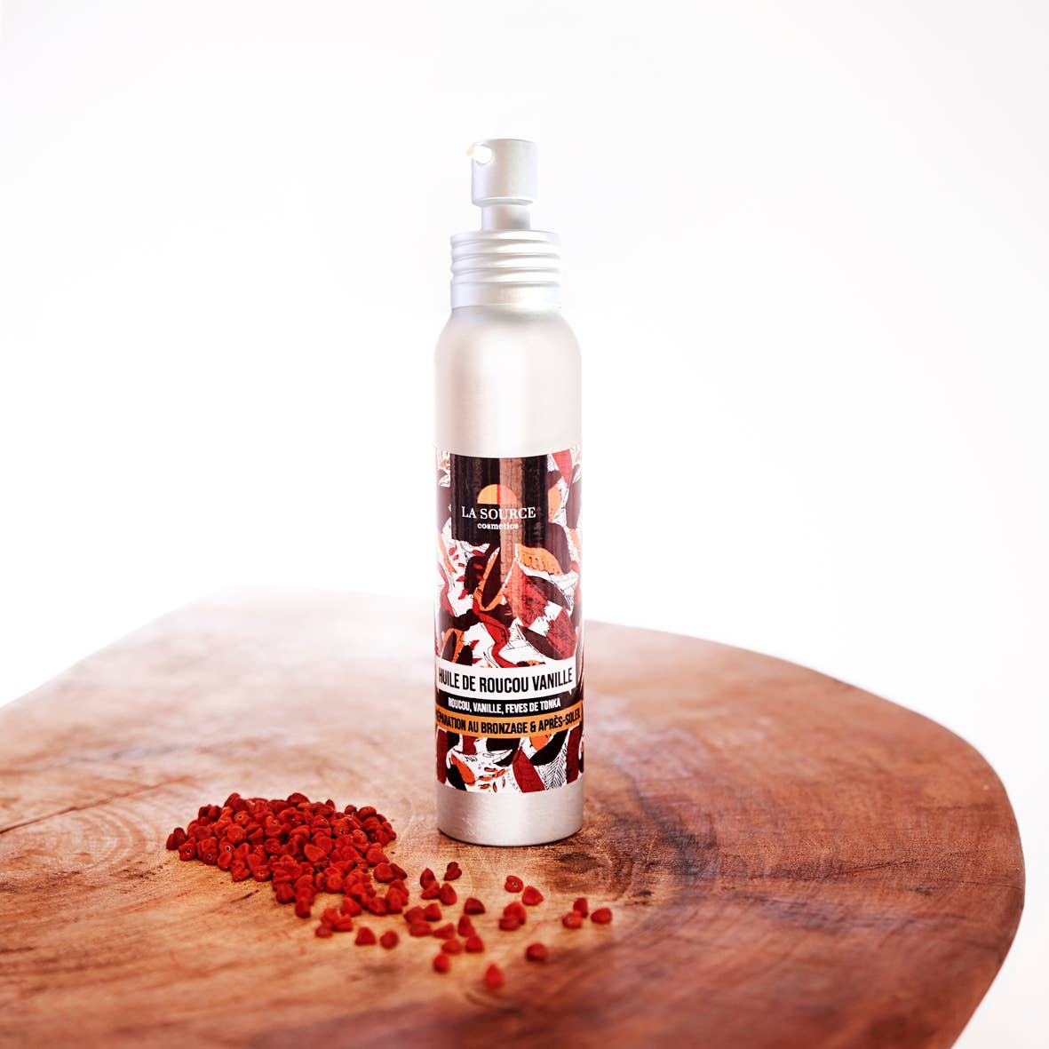 La Source Cosmetics - Wholesale Sunscreen - Roucou-vanilla oil1