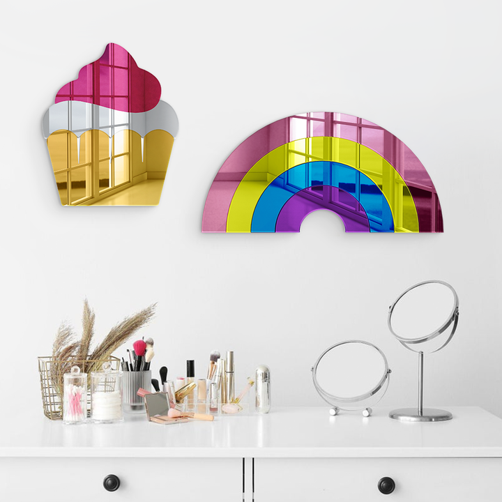 4ArtWorks - Wholesale Wall Mirror - Cupcake | Acrylic Art | Mirrored Wall Decor3