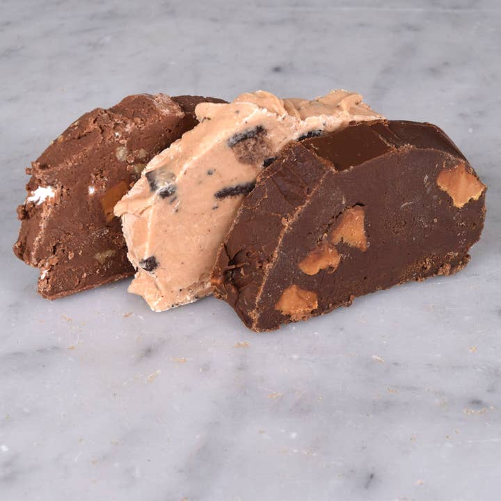 Original Mackinac Island Fudge 6 ounce pieces for wholesale by Original Mackinac Island Fudge Co.