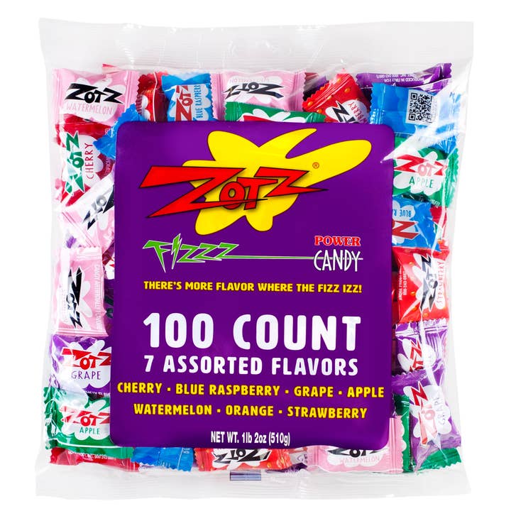 Long Island Candy Factory – wholesale Boiled sweets – Zotz Assorted 100 Count