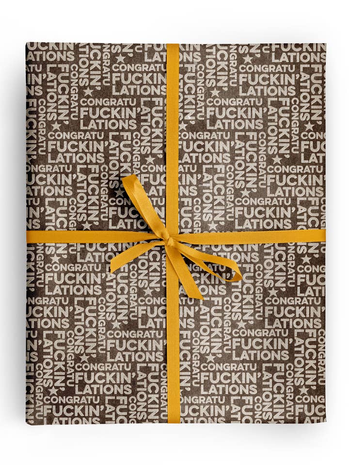 Papel de embrulho para Fuckin'lations por atacado de Tiramisu Paperie