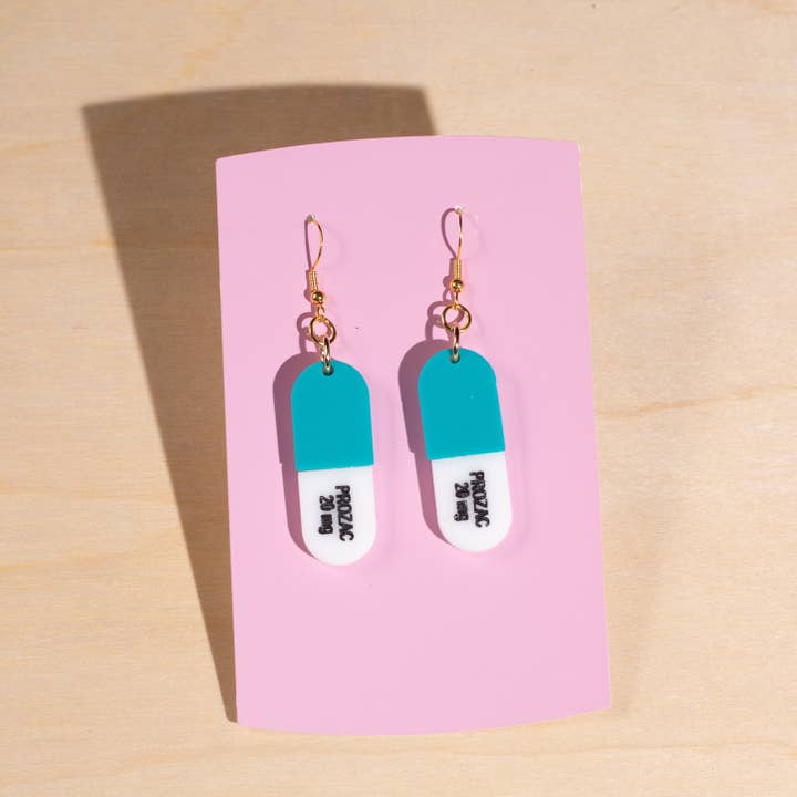 The Spooky Haus - Wholesale Dangle Earrings - Prozac Earrings6